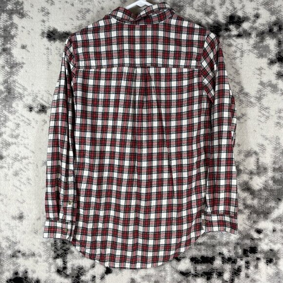 Marine Layer Button Up Shirt Womens Size‎ Small Plaid Cotton Casual Fall - Picture 2 of 8
